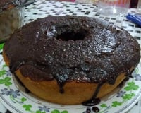 Calda de chocolate para bolo de cenoura