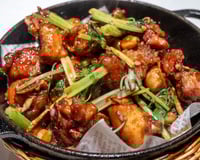 Frango no açúcar - frango dourado