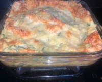 Souflé delicioso de espinafre sucesso garantido