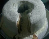 Bolo vulcão de leite ninho