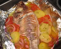 Tilápia assada no forno