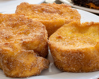 Rabanada com recheio de pistache