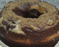 Bolo mesclado simples e rápido da Lary