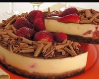 Torta gelada de morango