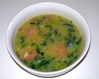 Caldo verde super gostoso