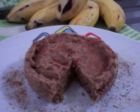 Bolo de banana e maçã de 5 minutos