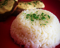 Arroz com leite de coco