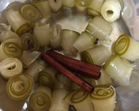 Doce de mamão enroladinho