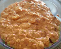 Camarão com requeijão