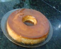 Pudim de Pão de Forma com Iogurte Natural