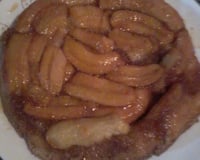 Bolo de banana com caramelo