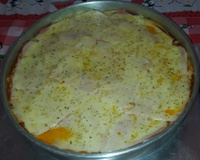 Lasanha de massa de pastel