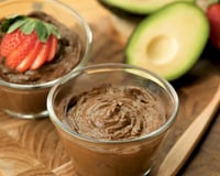 Mousse de chocolate vegano