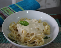 Molho branco com azeite de oliva