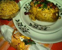 Batata recheada de shopping