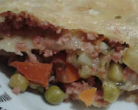 Rocambole  de massa de pastel