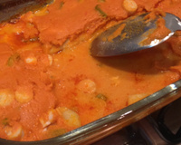 Badejo com molho rosado