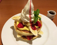 Hot cake de banana do Kashi