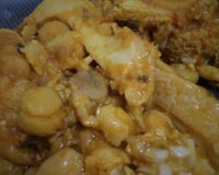 Dobradinha com grão-de-bico do Lúcio Cezar