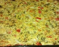 Torta de abobrinha verde