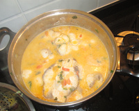 Cação ao leite de coco