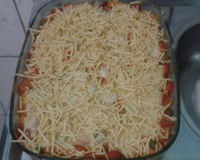 Cachorro quente de forno