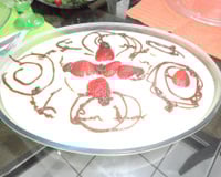 Torta de trufas preta e branca