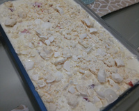 Merengue de morango com suspiro