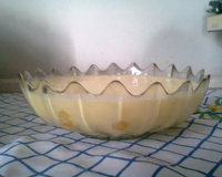 Mousse de maracujá e pêssego