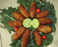 Bolinho de bacalhau com mandioca