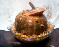 Abóbora recheada nordestina mesmo