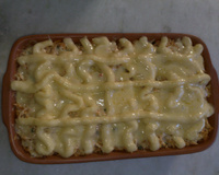 Falso escondidinho de frango