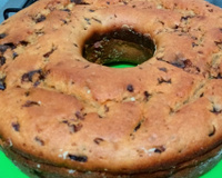 Bolo panetone de chocolate de liquidificador