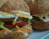 Hambúrguer de frango fit