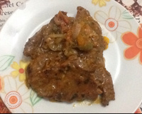 Bife de panela de pressão maravilhoso