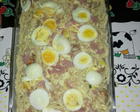 Macarronada com linguiça mista