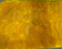 Torta de pêssego gelada e fácil