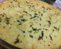 Purê assado (batata e queijos) do Lúcio Cezar