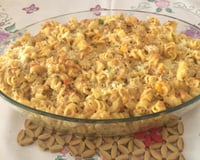 Macarrão com atum e creme de leite rápido
