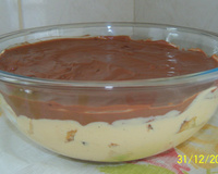 Pavê Natalino de Maracujá com Panetone