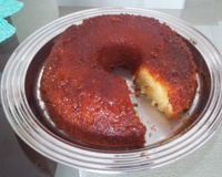 Bolo de aipim caramelizado