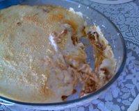 Macarronada à bolonhesa com molho branco