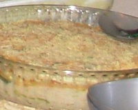 Torta fácil de frango com alho poró