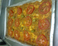 Massa de pizza de liquidificador