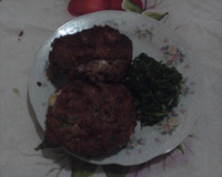 Porpeta recheada na brasa