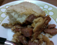 Bolo salgado de liquidificador para o lanche