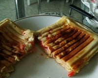 Crepe suíço de sanduicheira