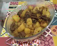 Carne de panela com batata