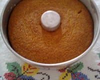 Bolo de aveia com laranja