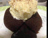 Petit gâteau de creme de avelã perfeito